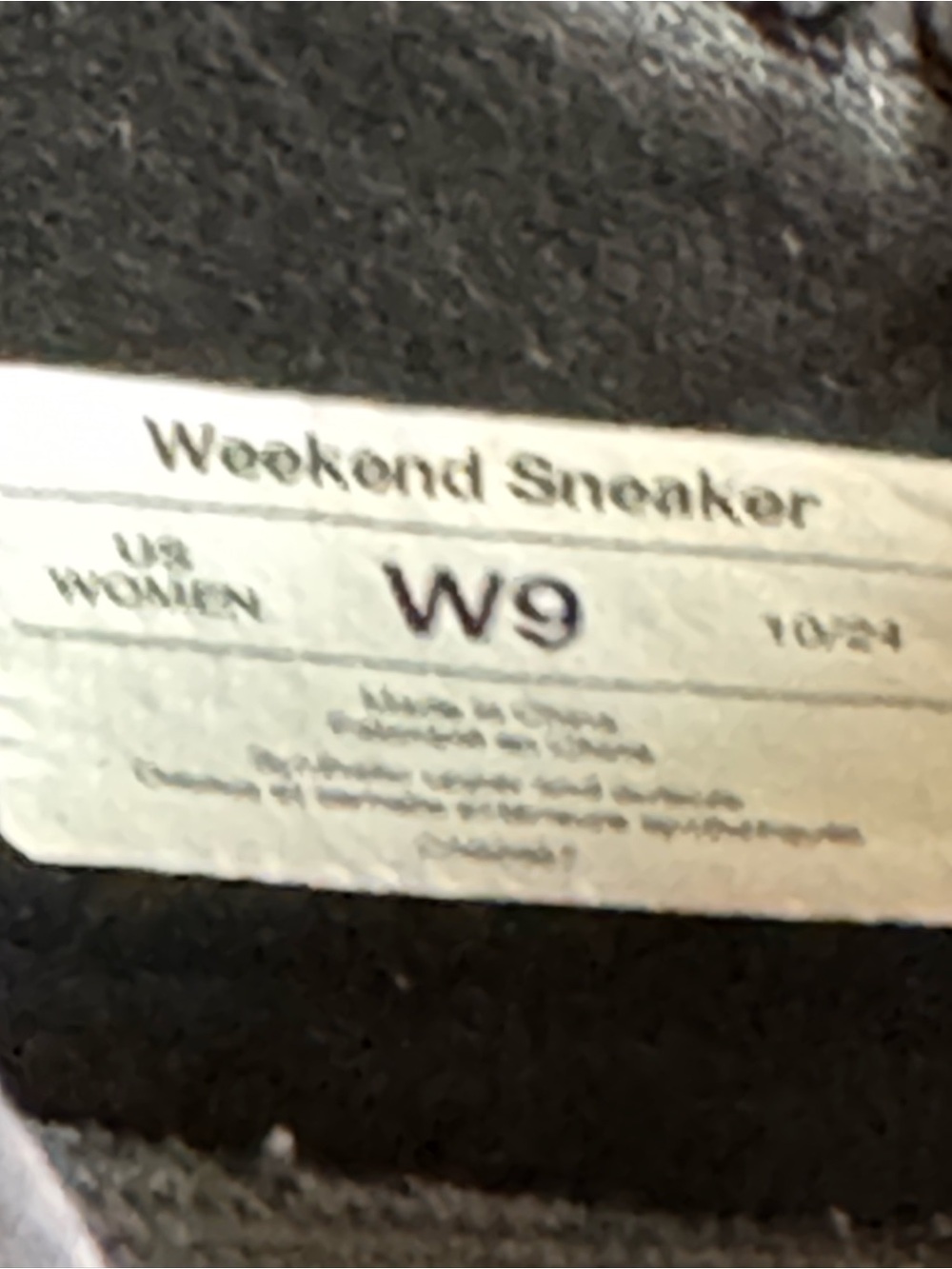 Vessi Black on Black Weekend Waterproof Sneaker. Size 9